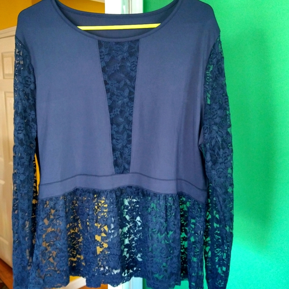Woman's Blue Blouse
